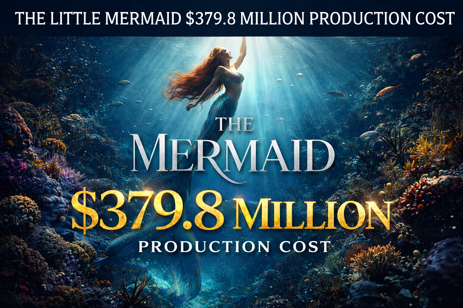 the little mermaid $379.8 million production cost