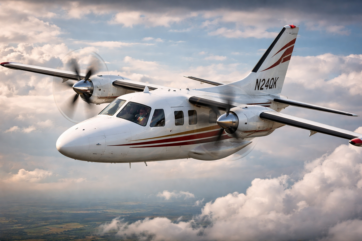 twin-engine mitsubishi mu-2b