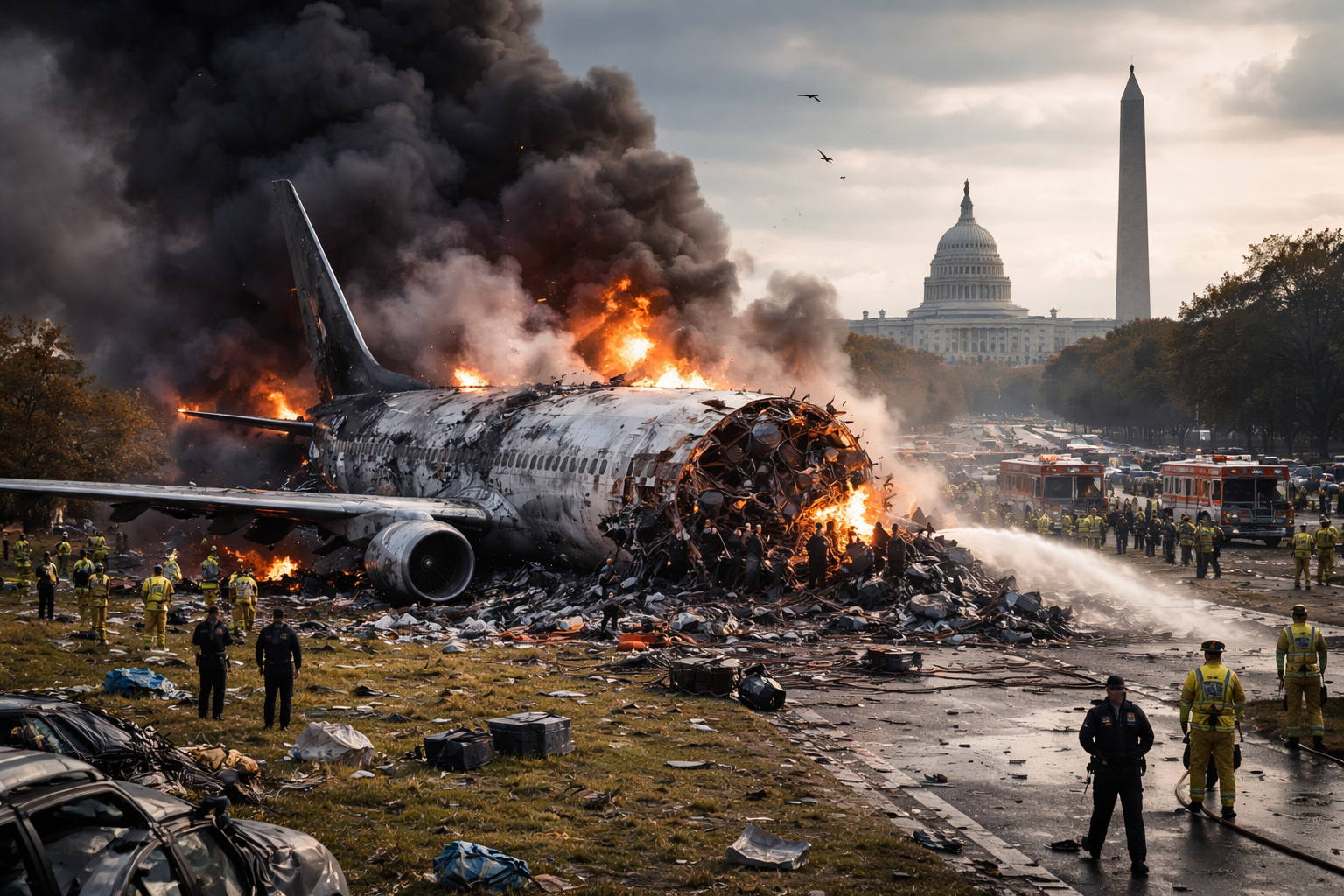 plane crash dc