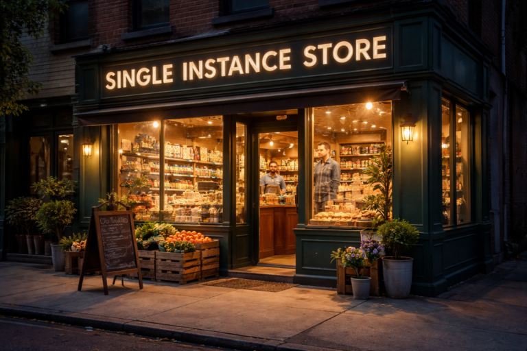 single instance store