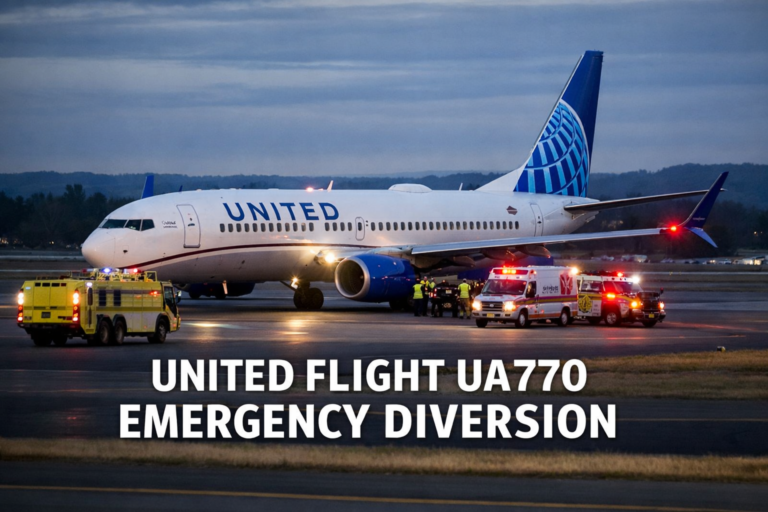 united airlines flight ua770 emergency diversion