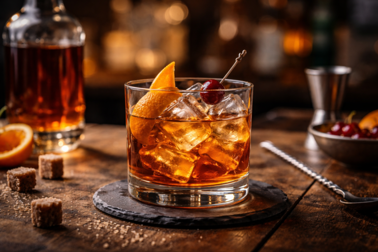 cocktail old fashioned bourbon