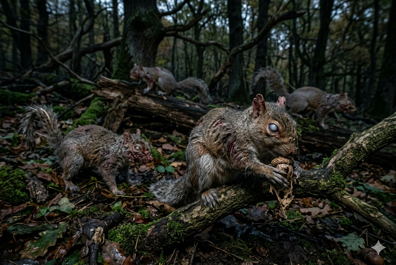 zombie squirrels