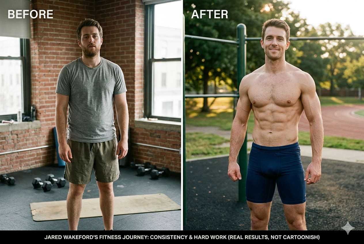 jared wakeford fitness transformation