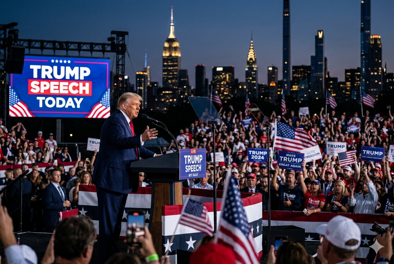 trump speech today