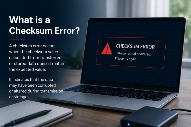 what is a checksum error
