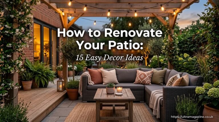 How to Renovate Your Patio: 15 Easy Decor Ideas